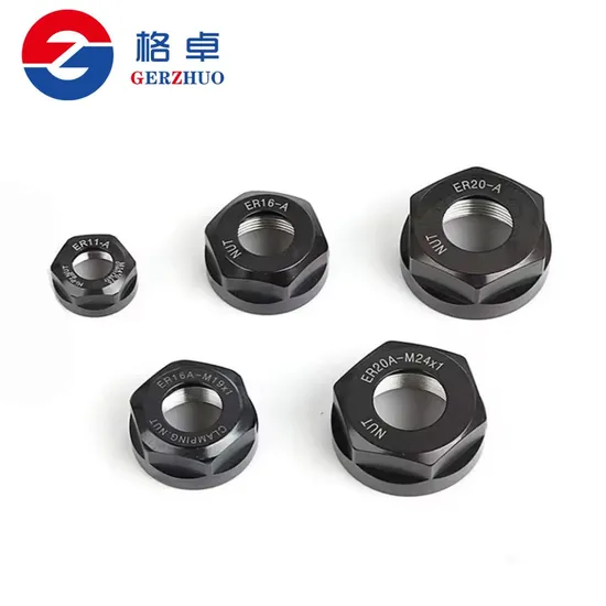 CNC Machine Tools Tool Holder Collet Clamping Nut Er20A Er25A Er32A 