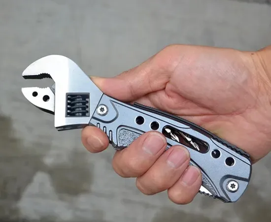 Multi Tool Adjustable Tool Set Screwdriver Knife Stainless Steel Multi Tool Spanner 