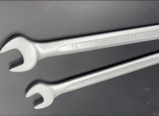 Concave Bar Pattern Combination Wrench/Open